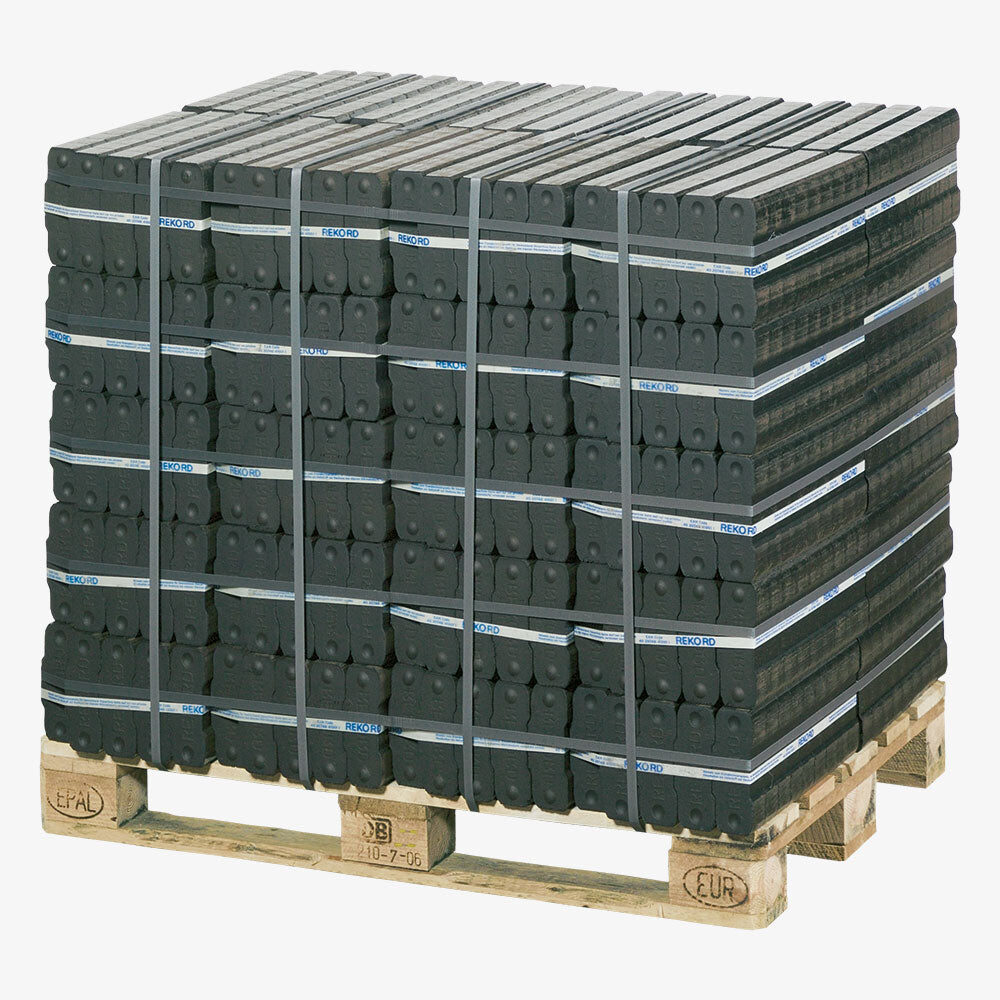 Træbriketter Rekord 2 – 2.000 kg (80 × 25 kg)