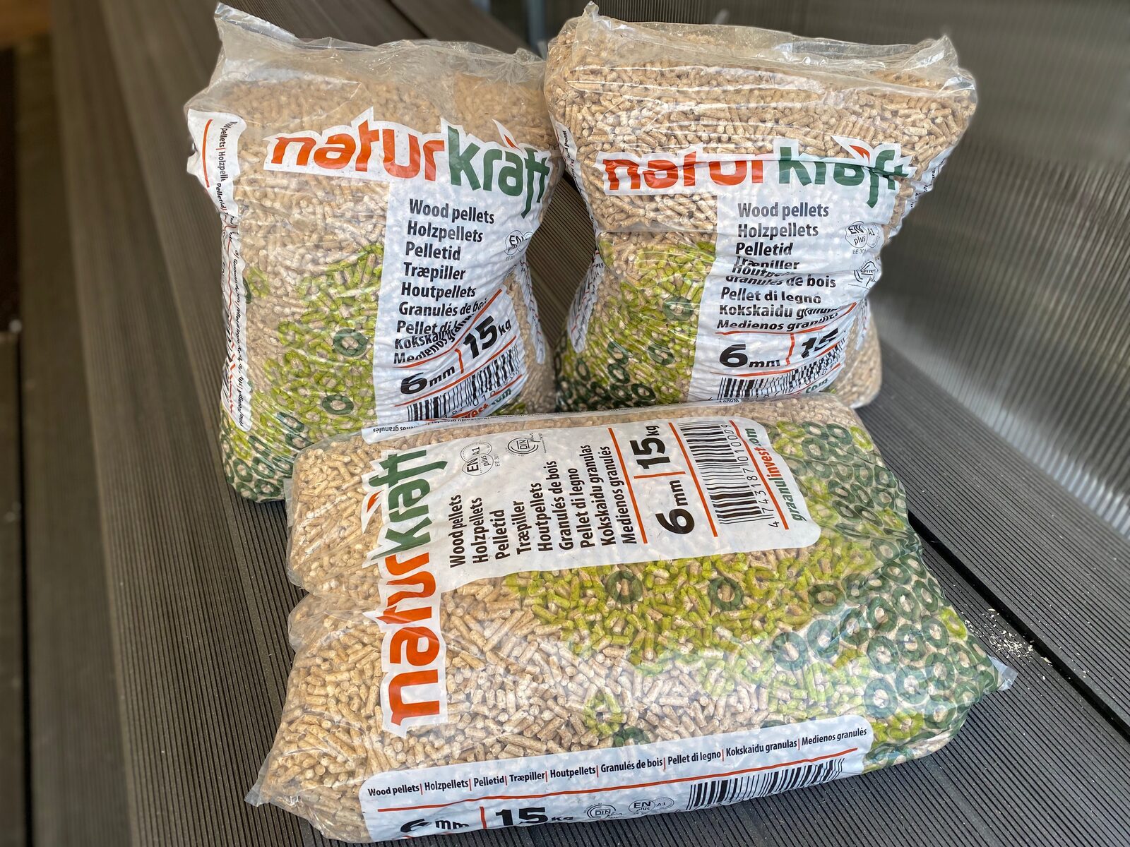 Træpiller 6 mm – 15 kg Sæk – billede 3