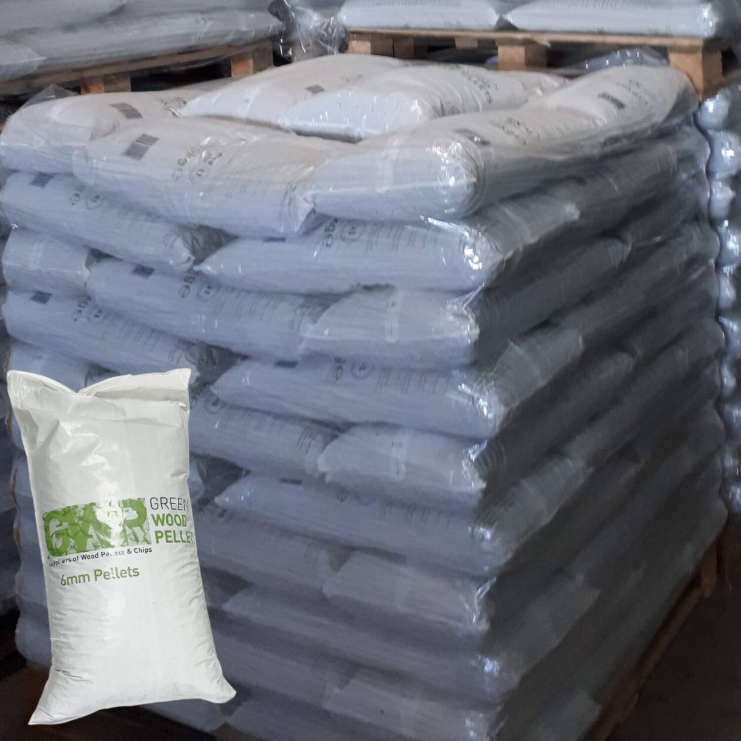 Træpiller Limouzi Premium – Palle 66 × 15 kg